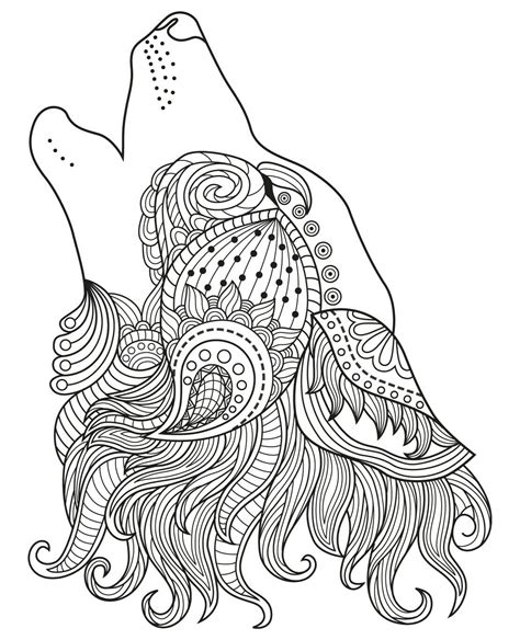 Print and download your favorite coloring pages to color for hours! Wolf Coloring Pages for Adults - Best Coloring Pages For Kids
