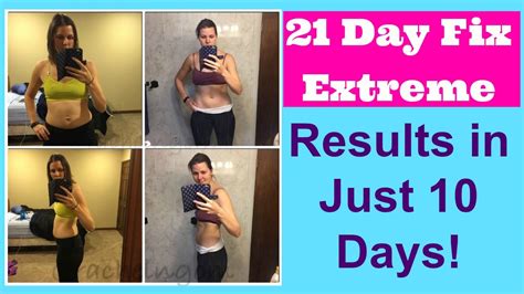Im Only On Day 10 Of The 21 Day Fix Extremeand Im Already Seeing