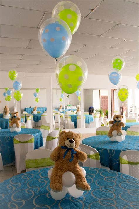 Osito Con Globos Para Baby Shower