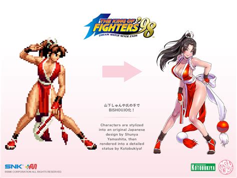 Snk Bishoujo Mai Shiranui The King Of Fighters 98 1 7 Kotobukiya