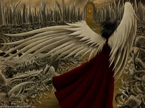 Anime Fantasy Wings Angel Skeleton Bones Hd Wallpaper Peakpx