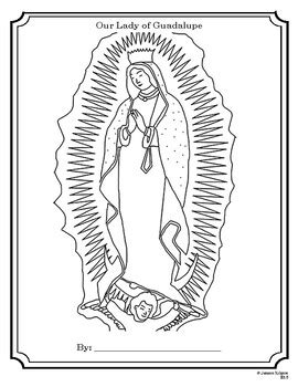 Our Lady Of Guadalupe December 12 By Janeen Kilgore TpT