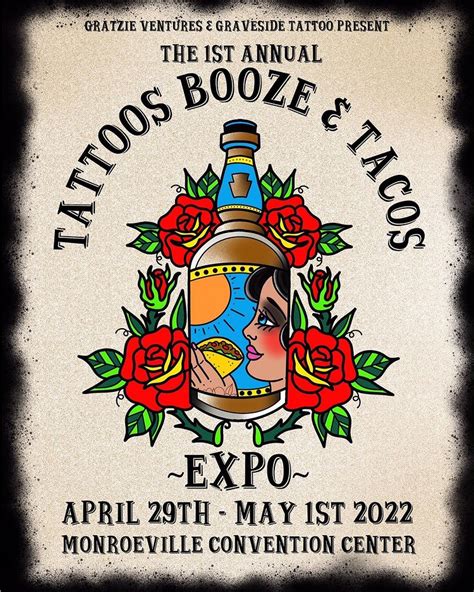 Tattoos Booze And Tacos Expo April 2022 United States Inkppl