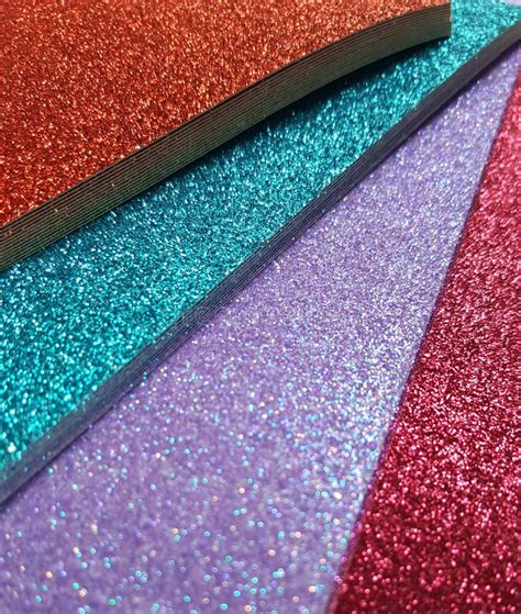 Bright Colored Glitter Paper Stacked Stock Photo Image Of Glitter