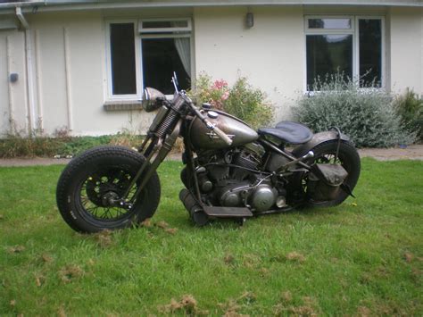 Harley Davidson Bobber Rat Bike Springer 883 Hardtail Lowrider