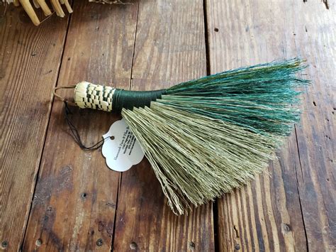 Hens Wing Whisk Broom Hand Tied Havencroft Farm Broom Natural Broom