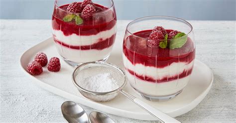 Himbeer-Quark- Dessert
