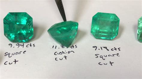 Examples Of High Quality And Low Quality Emerald Gemstones Youtube