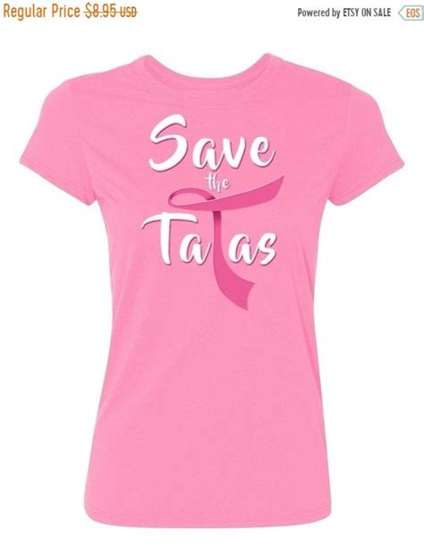 on sale save the tatas breast cancer awareness ladies etsy