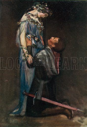 La Belle Dame Sans Merci By John Keats Stock Image Look And Learn
