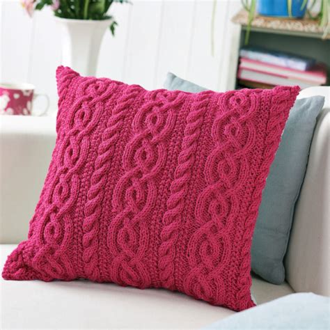 Creatieve Hobbys Handwerken Aran Cable Knitting Pattern For 4 Cushions