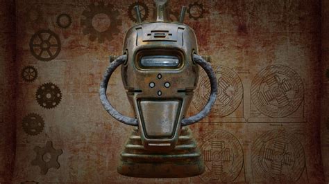 3d Model Steampunk Robot Head Cgtrader