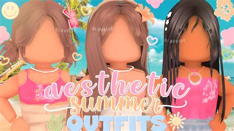 Summer Roblox Outfits W Codes And Links Alovriee ̥ ˚ 🌴🌸🐚 Youtube