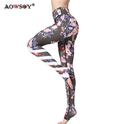 Yoga Pants Tights Women Sexy Printing Gym Sport Fitness Female Gym