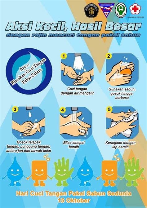 Contoh Poster Mencuci Tangan Simple Dan Mudah Broonet Riset Sexiz Pix