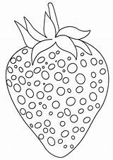 Strawberries Coloring sketch template