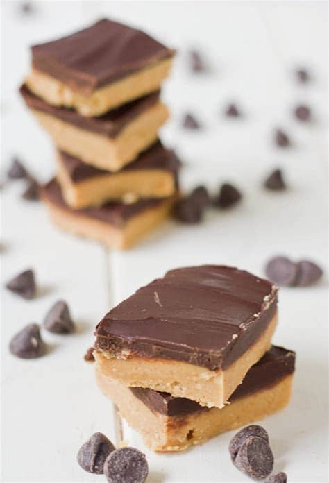 Pour the melted chocolate mixture on top of the peanut butter. Top 10 Delicious Chocolate Dessert Bars - Top Inspired