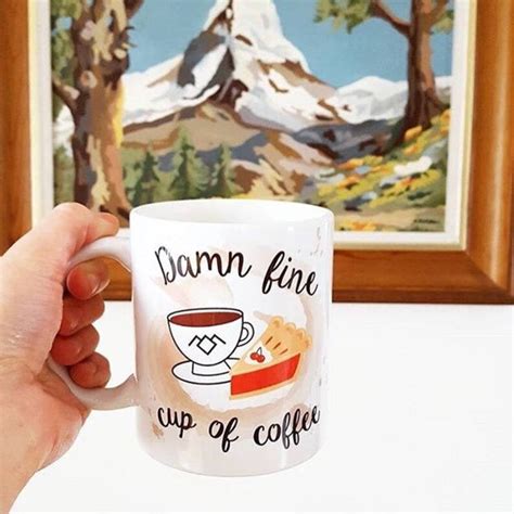 Damn Fine Coffee Twin Peaks Mug Etsy