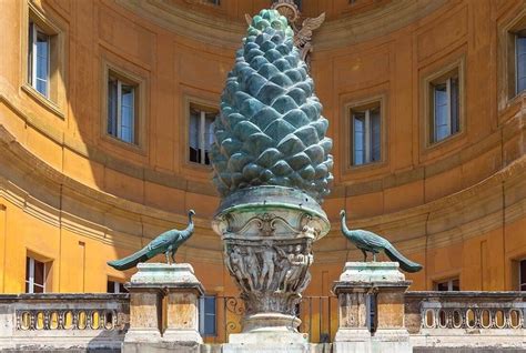 The Fountain Of The Pine Cone Vatican Museums Rome Walks In Rome