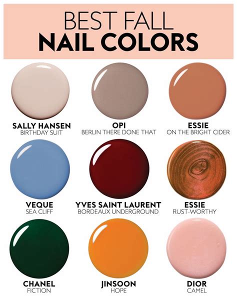 The 10 Most Popular Nail Polish Colors Of Fall 2022 Fall Manicure