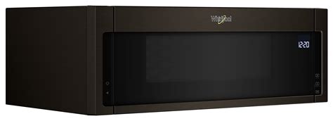 Whirlpool 1 1 Cu Ft Black Stainless Over The Range Microwave Grand