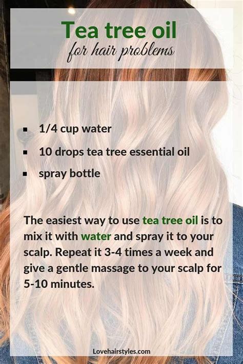 An ancient oil shown to unplug hair follicles and boost hair growth. Reasons To Use Tea Tree Oil For Hair And How To Do It ...