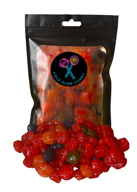 Chamoy Gushers 8oz Bag Sweet Sour Spicy Candy Mexican Sweets