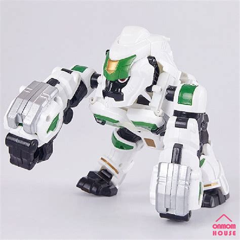 Mini Force Animal Tron Bigkong And Jackie Ranger Transformer Robot Korean Toy