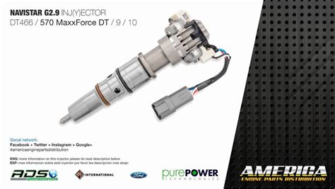 Diesel Fuel Injector Navistar Dt466 570 Ht570 Maxxforce Dt 9 10