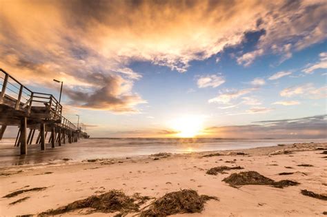 Walking By The Jetty Henley Beach Adelaide South Australia By