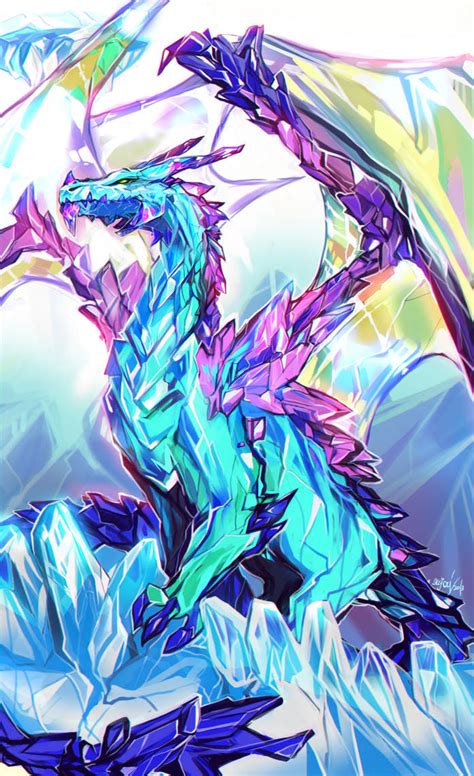Crystal Dragon By Enijoi On Deviantart