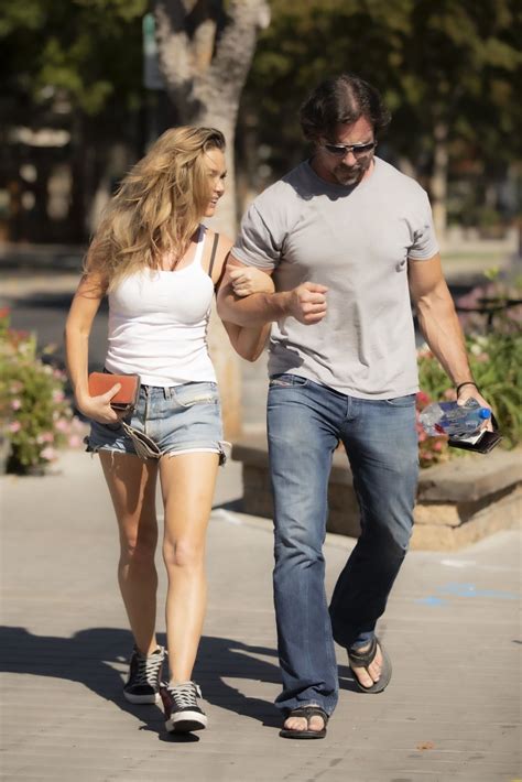 DENISE RICHARDS and Aaron Phypers Out in Calabasas 10/15/2020 – HawtCelebs