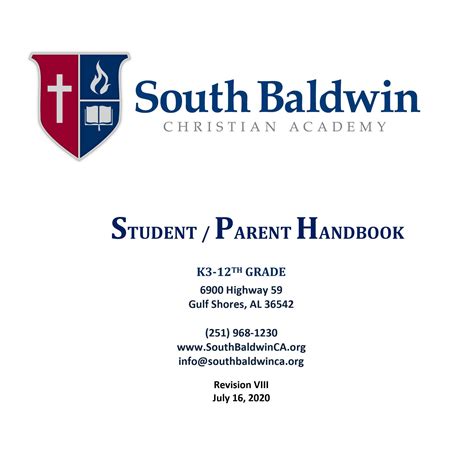 0001 South Baldwin Christian Academy Accredited Private School
