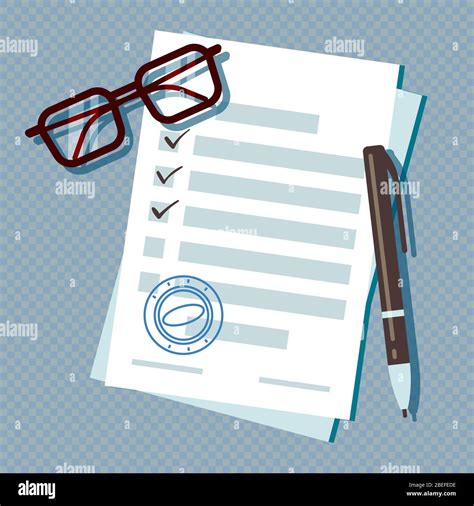 Loan Application Form Document Isolated On Transparent Background Loan