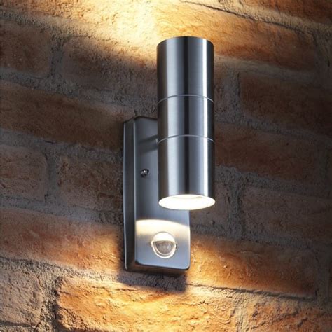 Auraglow Pir Motion Sensor Up And Down Outdoor Wall Security Light