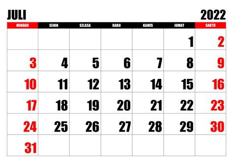 Kalender Juli 2022 Kalender365su