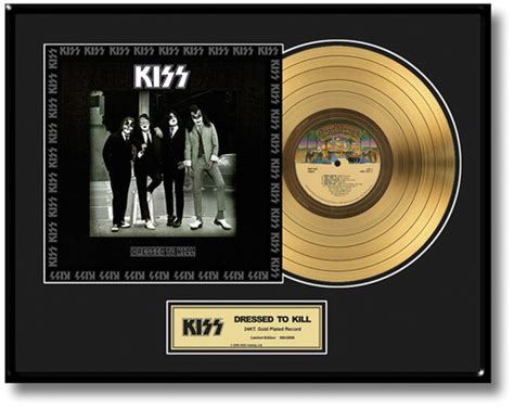 Kiss Gold Record Dressed To Kill Lp Kiss Museum