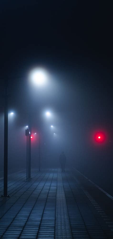 Foggy City 2020 Dark Fog Lamp Mate Mist Night Street Traffic