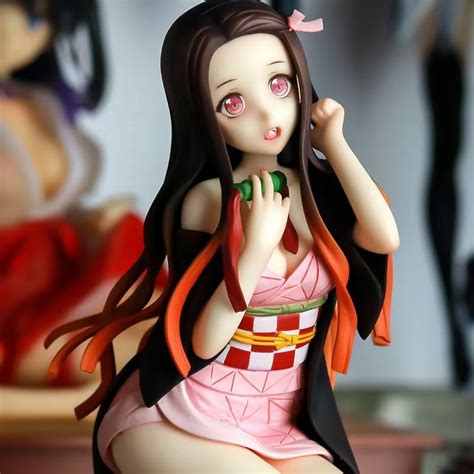 Anime Demon Slayer Sexy Figure Nezuko Kamado Kneeling Version Cloth