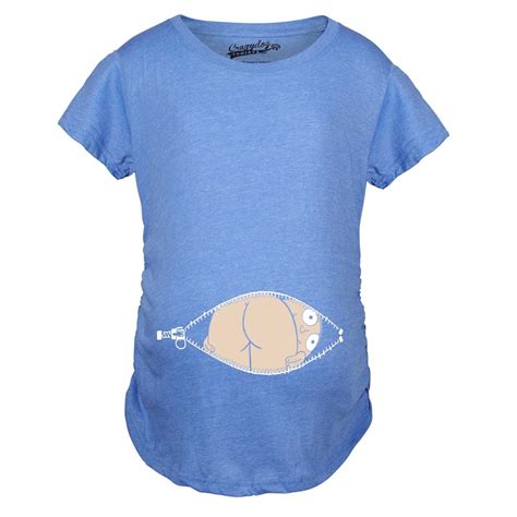 Maternity Baby Mooning Novelty Shirt Fun Cute Baby Bump Humor T Shirts