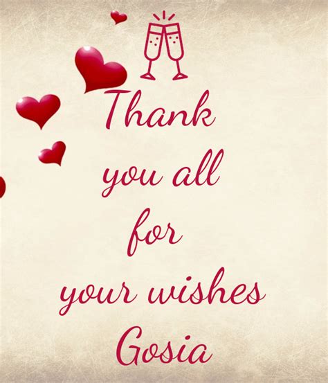 Thank You All For Your Wishes Gosia Poster Gosia Keep Calm O Matic