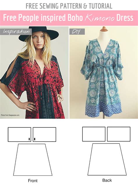 Free Sewing Pattern Tutorial Free People Inspired Summer Dress Sew In Love
