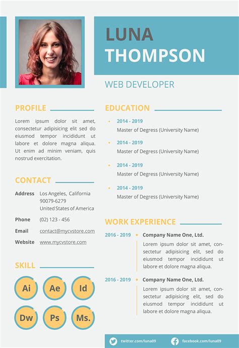 Modeling Resume Template Microsoft Word