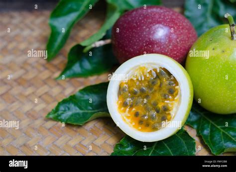 Passion Fruits Hi Res Stock Photography And Images Alamy