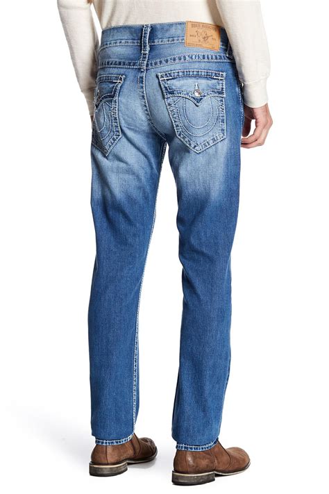 Lyst True Religion Skinny Faded Flap Pocket Jeans In Blue For Men