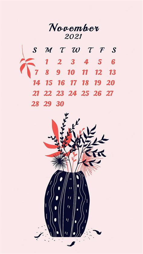 November 2021 Calendar Wallpaper Ixpap