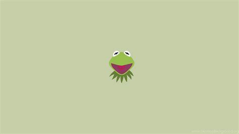 Minimalistic Kermit The Frog Artwork 2 Desktop Background