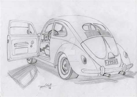 Vw Beetle Sketch At Explore Collection Of Vw
