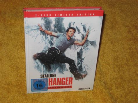 Cliffhanger Mediabook Blu Ray Dvd Uncut Sylvester Stallone Neu