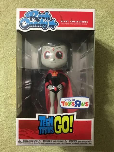 Funko Rock Candy Raven Teen Titans Go Pink Toysrus Exclusive Vinyl